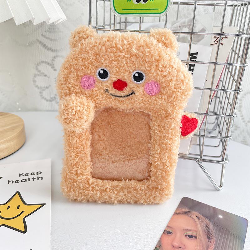 

Мультяшный брелок с животным: 3-дюймовый прозрачный держатель для карт и защитный рукав