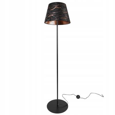 Floor Lamp, Standing, Metal, Cone Pattern Lampshade