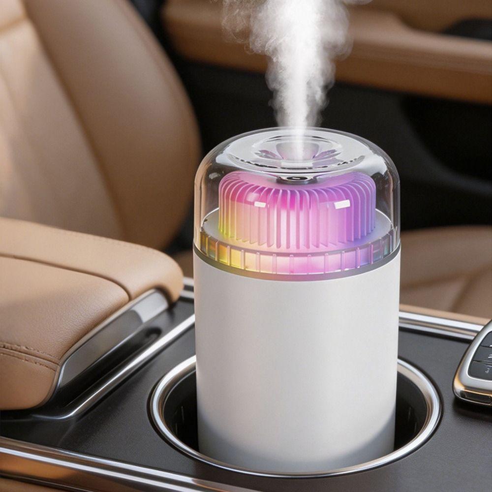 Portable Mini Air Humidifier Colorful Light Cool Mist Maker Essential Oil Diffuser  Bedroom Use