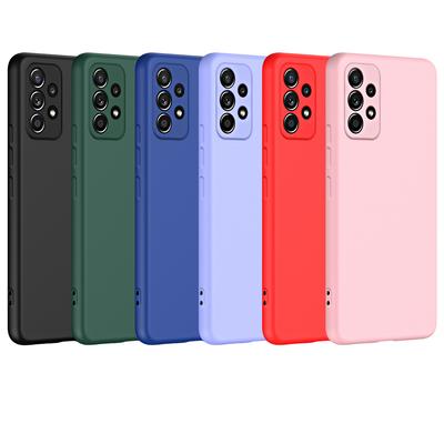 Kryt z tekutého silikonu pro Samsung Galaxy A13 A23 A33 A53 A14 A24 A34 A54 A12 A22 A32 A52 A15 A25 A35 A55 5G Fundas