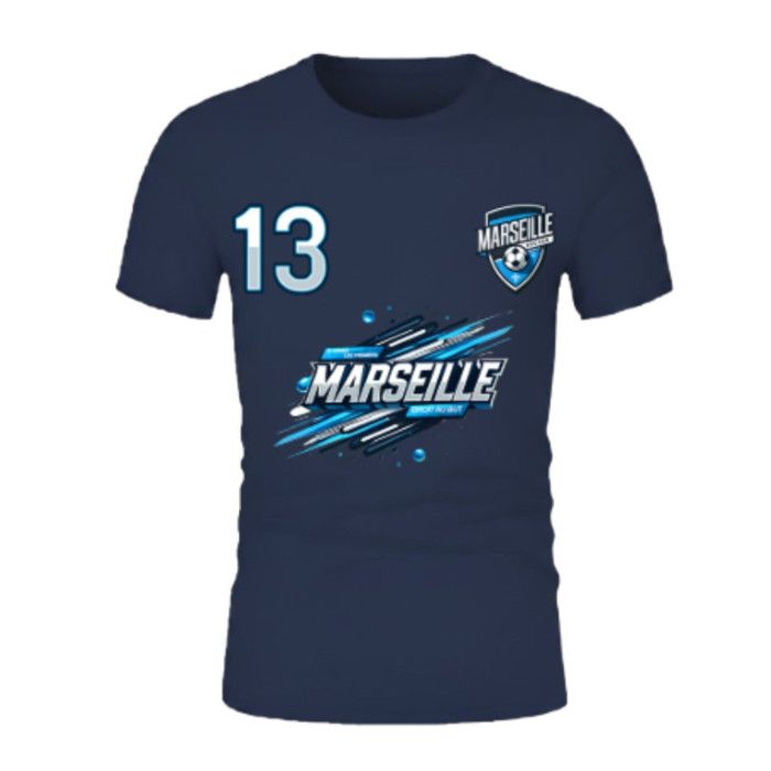 Ensemble Sport homme style Marseille - Maillot foot & Jogging léger - - Bleu