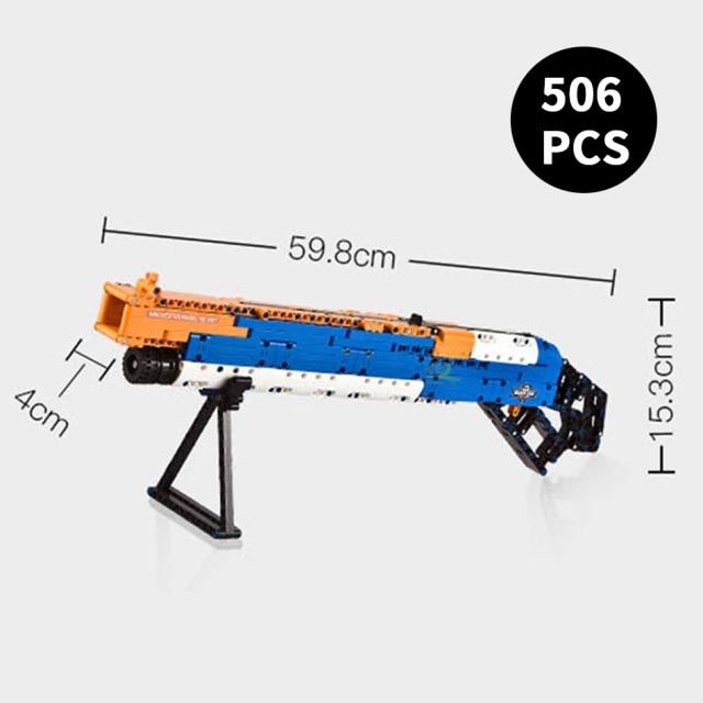 

АК-47 штурмовая винтовка, дробовик, техническая модель, набор строительных блоков, военное оружие, кирпичи, городской игровой пистолет, игрушки для детей