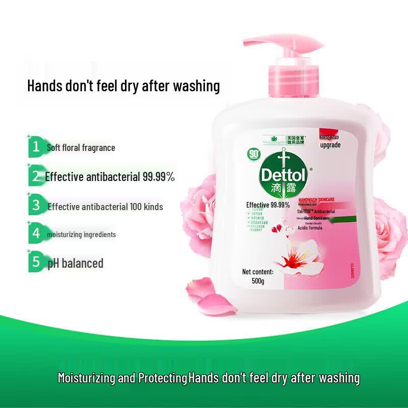 Dettol Antiseptic Moisturizing Hand Wash Refill Pack 2x500g