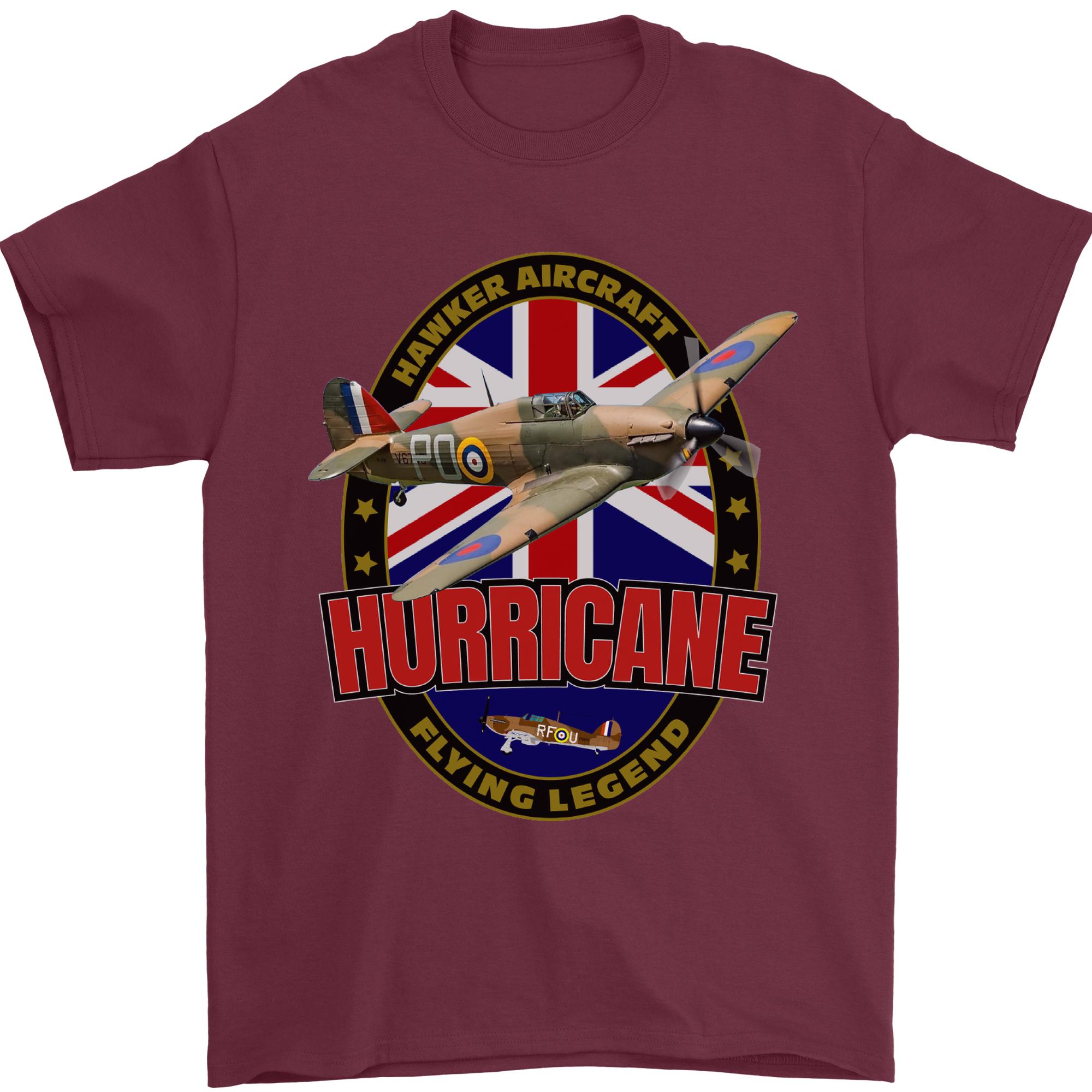 Hawker Hurricane Flying Legend Unisexs TShirt 100 Cotton S
