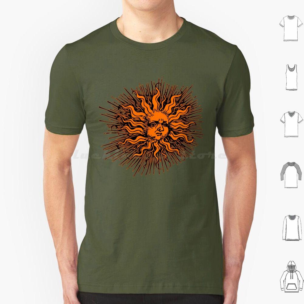Sun T Shirt Cotton Men Women DIY Print Sun Solar Pagan Summer Wicker Man Summerisle Midsummer Magic Folklore Mild Peril