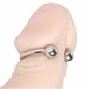 Dual Ball Stainless Steel Cock Head Glans Penis Ring Sex Increase Orgasm Sex Products for Men