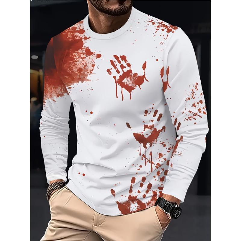 New Men S Fashion Casual Long Sleeve T-Shirt S