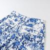 Spring 2025 Women's Ethnic Print Shirt & Shorts Set - European & American Style