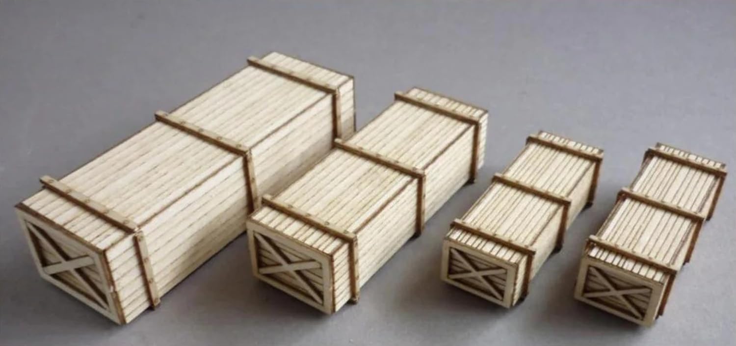 

RT Diorama 1/35 Scale Wooden Box Set No. 2 Miniature Accessories RTD35551 (Scenery)