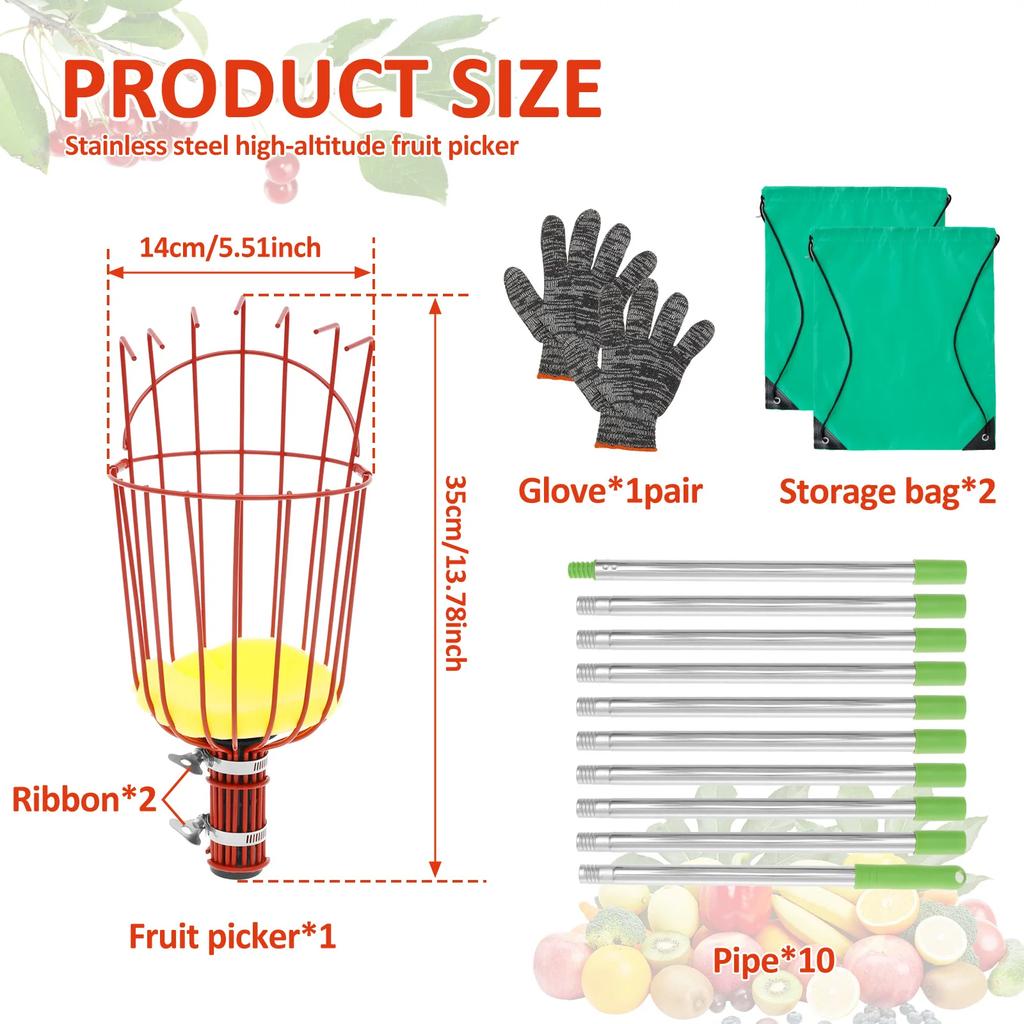 Fruit Picking Machine Fruit Collection Picking Catcher Device Is Practical And Convenient Fruit Picking Machine Gardening Tool