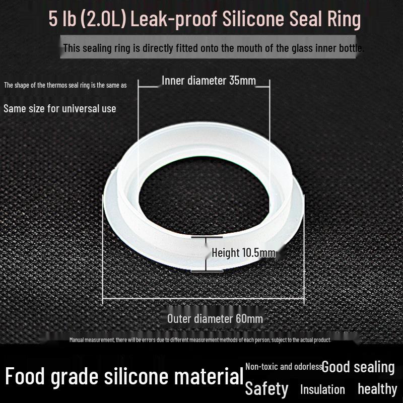 Universal Thermos Flask Lid Sealing Ring and Stopper Set for Optimal Insulation
