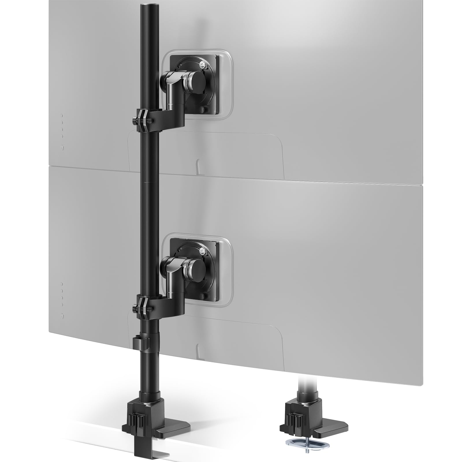 

ACCURTEK Большой монитор Двойной Одинарный 57-дюймовый монитор VESA Длинная высота стола 1 рука, Экран, (Поддерживает 2-27 кг/Изогнутый 2-22 кг), Стандартный, Столб, Крепление, чёрный