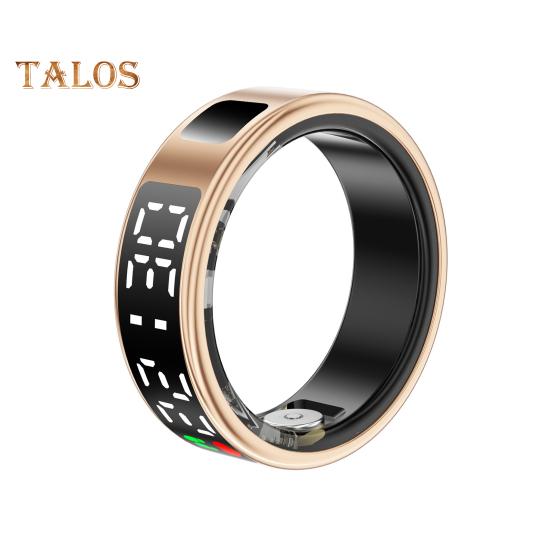 

Розумне кільце зі світлодіодним екраном Водонепроникне кільце для відстеження стану здоров’я Піші прогулянки Біг Велоспорт Калорії Пробіг Пульс Відстеження сну Дистанційне керування камерою US 11 золотистий
