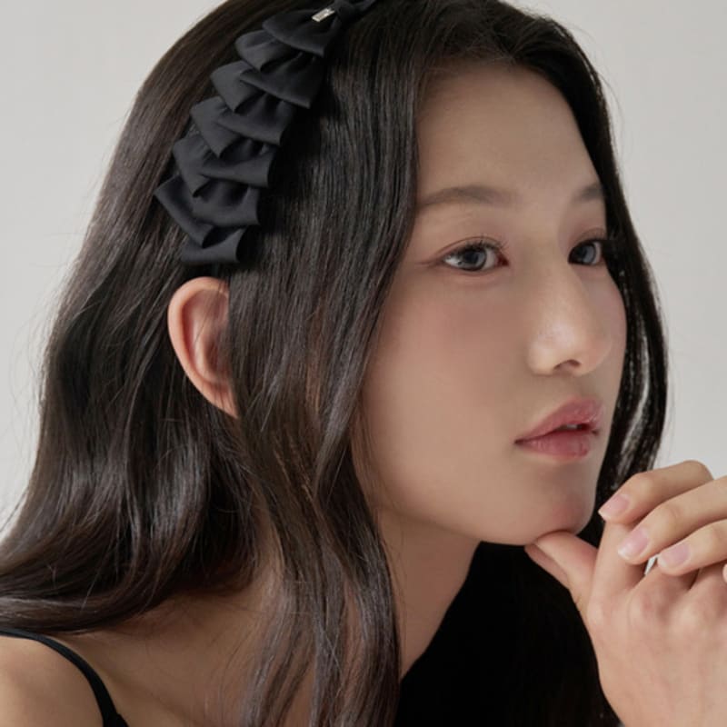 

Жан Поль Кларисс Многослойная лента Повязка для волос JP-25-085HB black