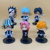 10cm 6pcs BLEACH Kurosaki Ichigo Hitsugaya Toushirou Gotei 13 Action Figure Toys Collection Christmas Gift