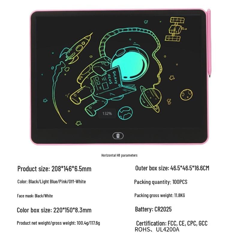 LCD Handwriting Tablet for Kids - Full Size Landscape 8/11/13/16 inches
