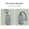 Leather Car Key Case Cover Holder Keychain Protector Shell for Geely GX3 EC7 EC8 GC6 EC715 EC718 Emgrand7 EU7 EC7 RV EC718 RV Ke