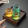 70ml Exquisite Crystal Glass Tea Cup High Quality Beauty Master Cup Chinese Tea Accessories Custom Travel Glass Teacup