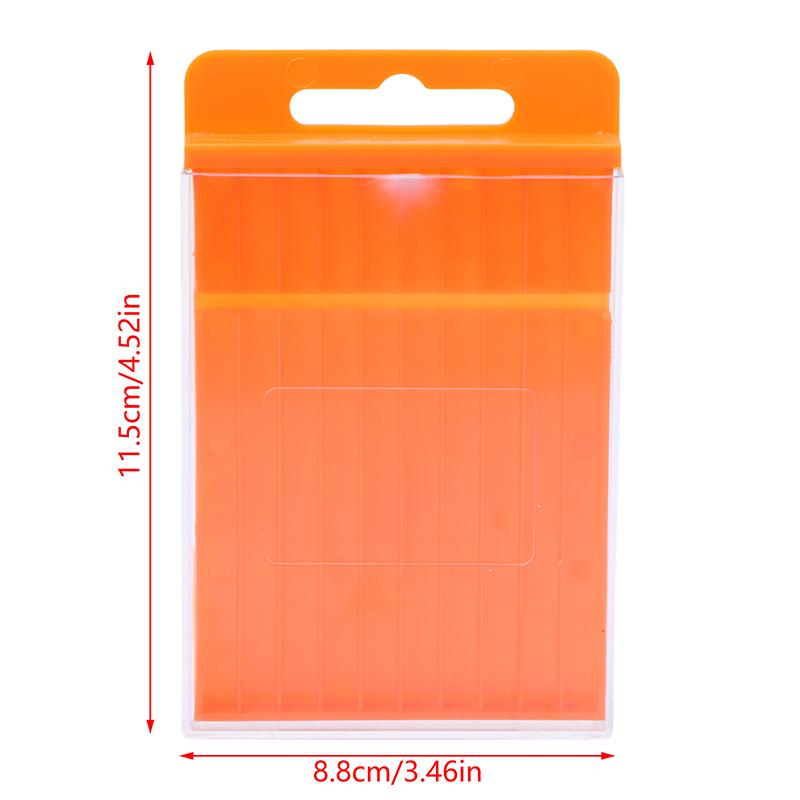 Drill Storage Box Plastic Drawing Box Special Tool Box For Twist Drill Tap Accessories Parts Storage Box