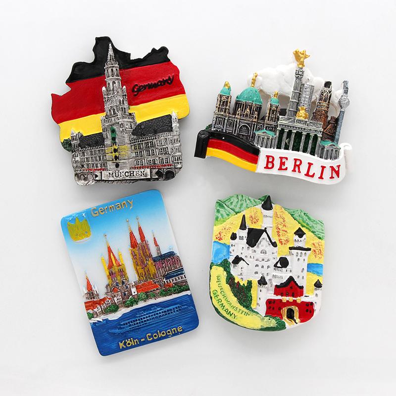 Kühlschrank magnetische Kühlschrankaufkleber Deutschland Kölner Dom Berlin Heidelberg neikal Dresden München Deutschland Tourismus Souvenir