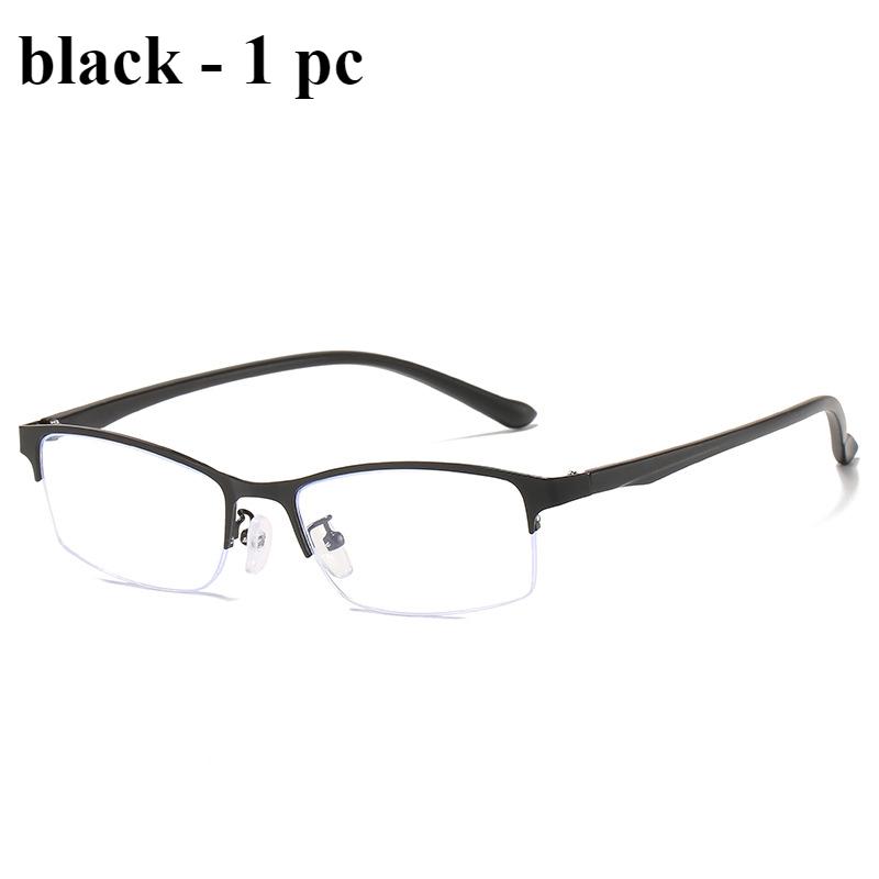 

2 шт. полуоправа очки для близорукости металлические компьютерные очки женские сверхлегкие квадратные очки для близорукости 0 ~ -6.0 0 Anti blue light