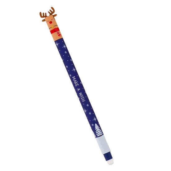 Стираемая гелевая ручка с многоразовым ластиком Милый дизайн божьей коровки Плавное письмо H