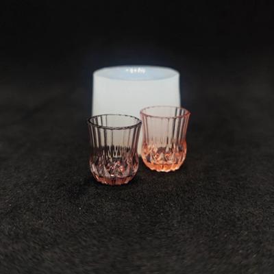 Domeček pro panenky Miniaturní Kapací lepidlo Šálek Nádobí Silikonová forma DIY Nádobí Doplňky pro domečky panenek Dětské hračky na hraní na předstírání