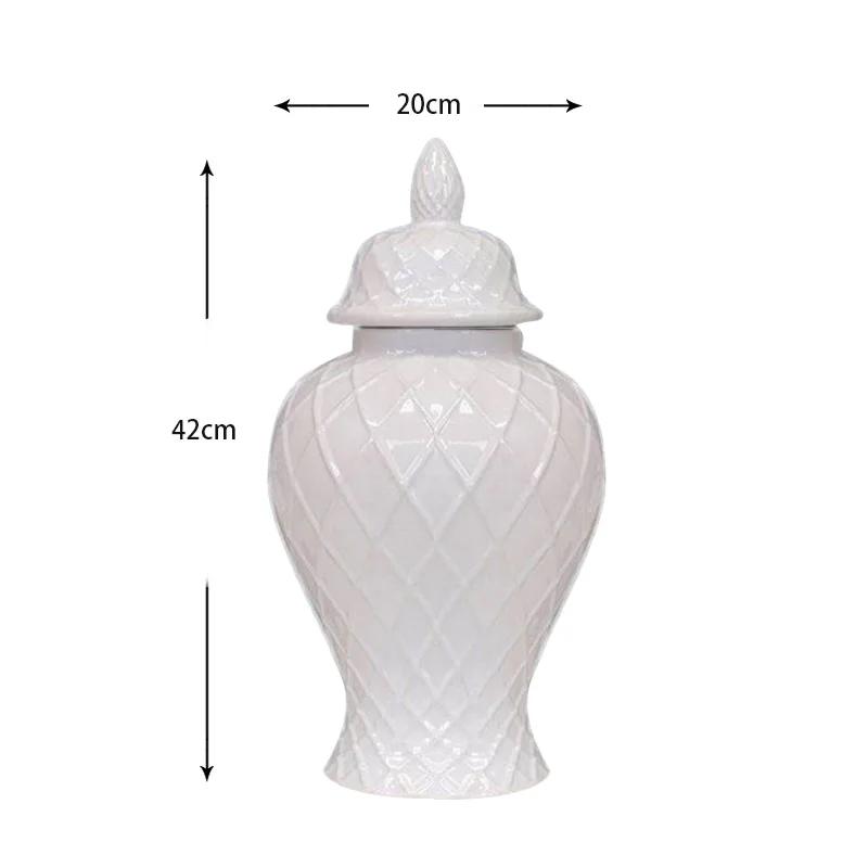 Large ceramic general jar home decoration vase ornaments porcelain vase tabletop decorations ceramic vase home decoration