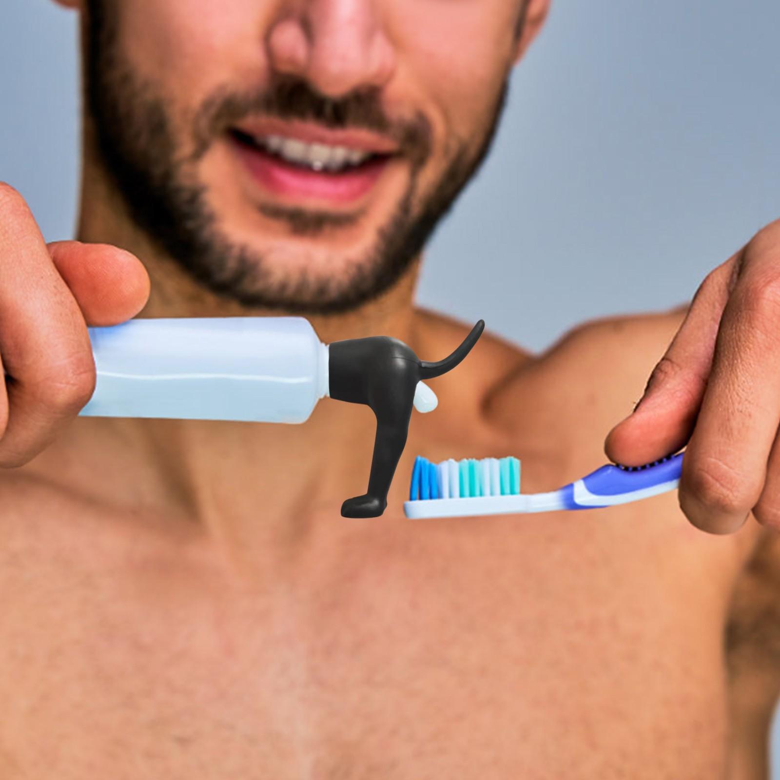 

Ягодицы собаки, зубная паста, ягодицы, зубная паста, соковыжималка для головы, подарок для розыгрыша, интересный наконечник для зубной пасты One Size чёрный