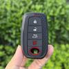 Silicone Car Key Case For Toyota Crown Highlander New Camry Rav4 Corolla Leling Prado Remote Protector Cover Accessories