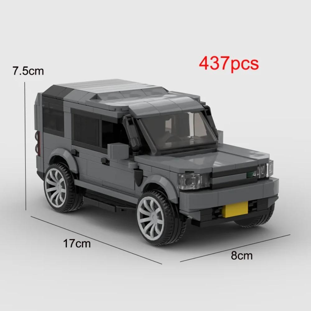 MOC SUV Městské Auto Závodník Klasické Terénní Stavebnice Cihla Závodní Super Technika Kreativní Garáž DIY Sada