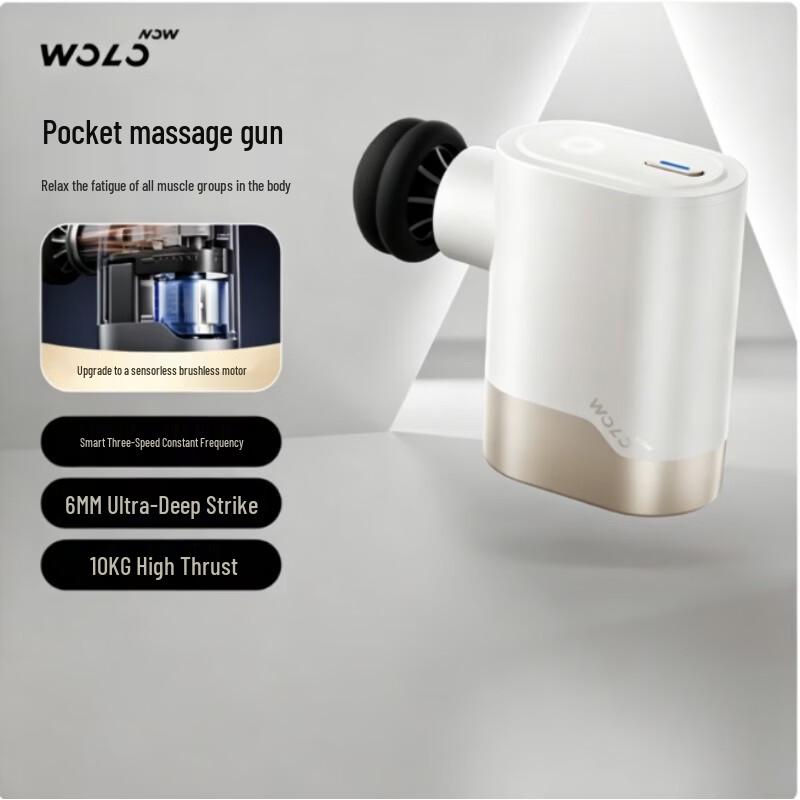 WOLONOW Mini Pocket Fascia Gun CN plug (adapter included)
