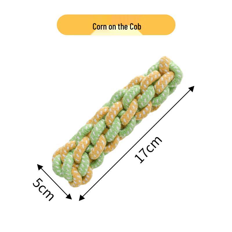 

Qio Interactive Corn Cob Dog Chew Toy Set