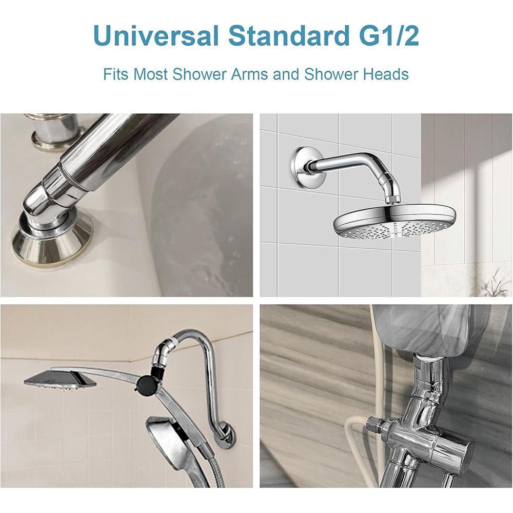 135 Degrees Shower Head Elbow Adapter Copper Adjust Bend Angle New Arm Angle Adapter