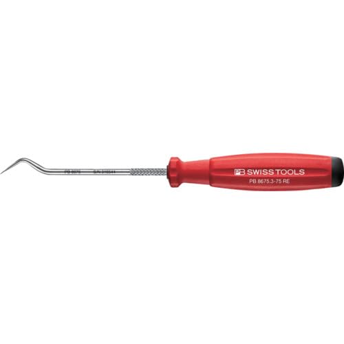 

PB Swiss Tools SwissGrip Pick Tool, Bent Type, 120° Bend, 3mm Shaft Diameter x 75mm Shaft Length, 8675.3-75RE