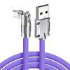 180° Drehbares USB Typ C Kabel Schnellladung 120W 6A Flüssigsilikonkabeldraht für Xiaomi Huawei Samsung USB Bold Datenkabel