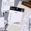 Kawaii Stationery High Quality Self Adhesive Reminder Feline Sticky Notes Portable Black White Notepads For Office Students Home