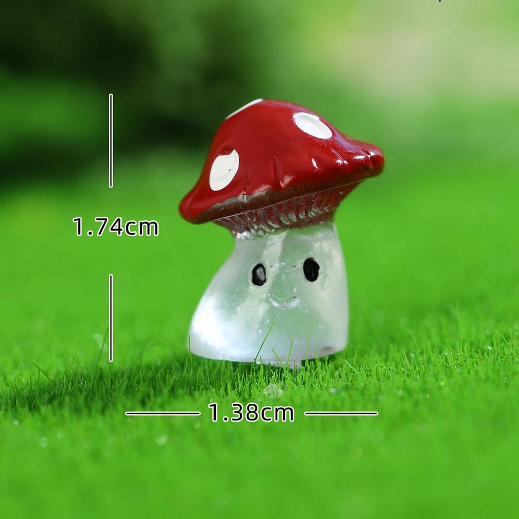 Luminous Wild Mushroom Mini Ornaments – Cute DIY Accessories