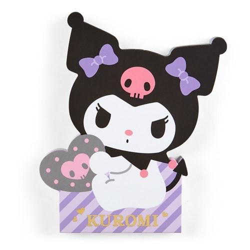Sanrio (SANRIO) Sanrio Kuromi Character Shaped Memo Kuromi-chan Kuromi 12.7 X 10.8 X 0.9cm Character SANRIO 462161