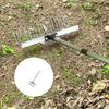 Durability Metal Rakes Ergonomic Grip For Gardening Lawn Maintenance Pet Waste Removal And Hard Debris Collection