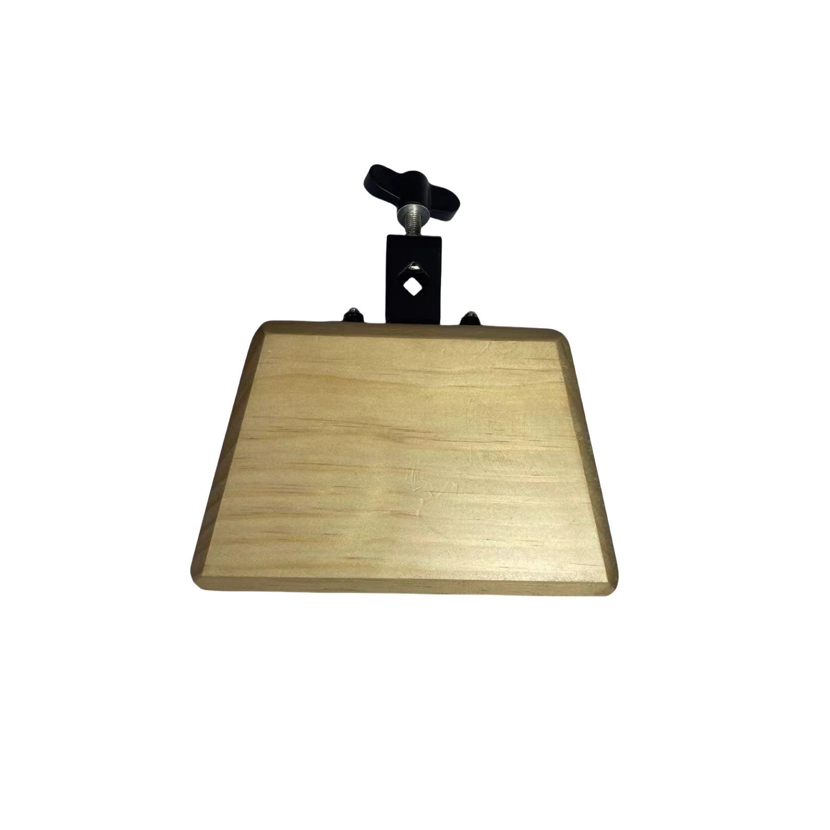 Solid Wood Bangzi and Wood Fish Cowbell Percussion Instrument Accessories, Small Drum Frame, Drum Accessories.