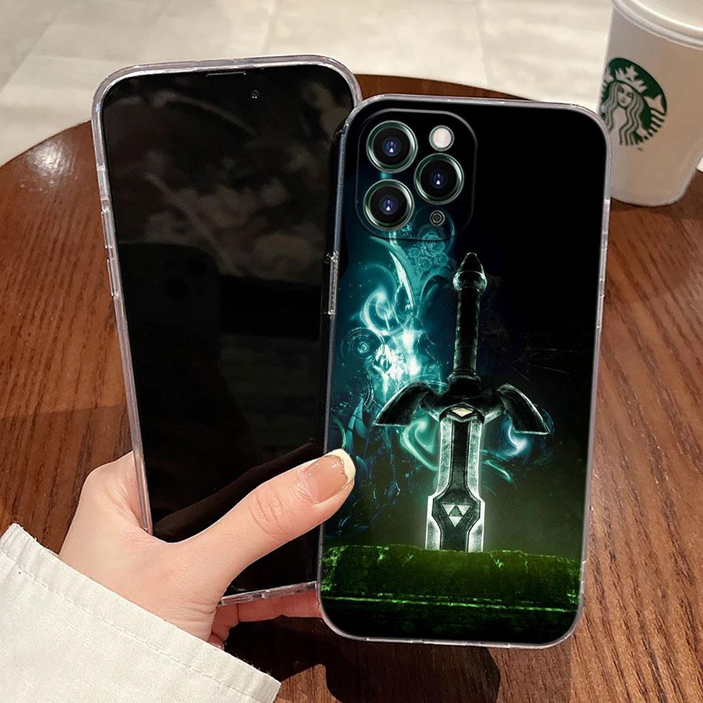 The L-Legends-Zeldas Game Case For Apple iPhone 17 16 15 14 13 12 11 Pro Max 16 Plus 16E 17Air 17Pro Phone Cover Silicone Funda