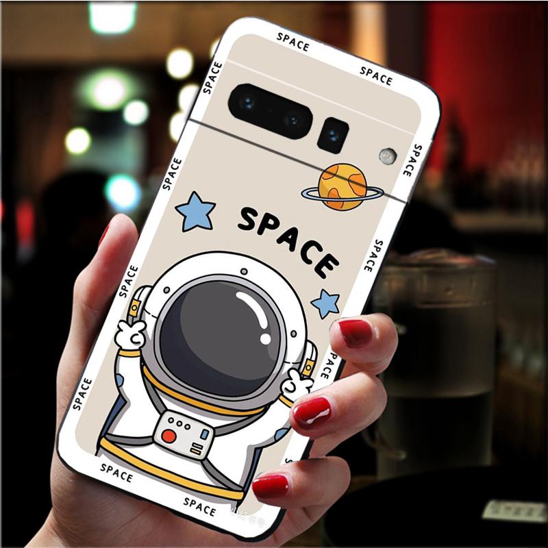 Phone Case for Google Pixel 10 9 Pro XL 9A 8 7 6 Pro Pixel 8A 7A 6A Pixel 8 7 6 5 Astronaut Art Case