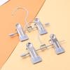 Multi Functional 12cm Mini Pants Clip, Seamless Stainless Steel Anti Slip, Can Clip Clothes, Socks, Underwear, Single Hook, Double Clip