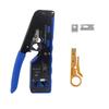 Multifunctional 6P 8P Wire Cable Crimper Stripper Cutter Pliers Network Cat5e Cat6 Cat7 Rj45 Pass EZ Crimping Tool Novelty Gift