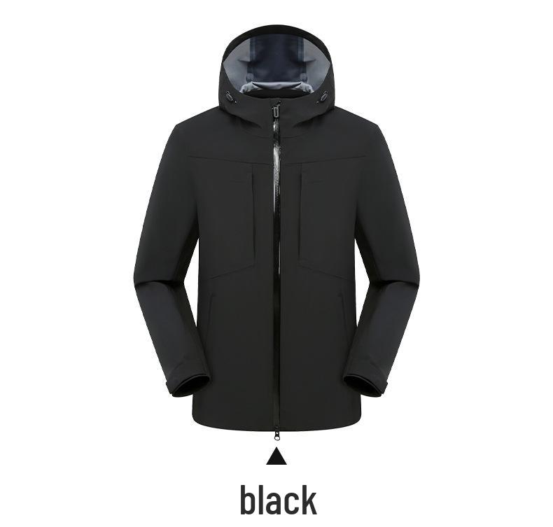 Unisex Outdoor Windproof Waterproof Warm Mountaineering Jacket for Camping and Hiking