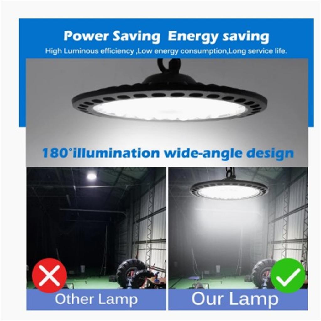 Ufo Led High Bay Light 100w 150w 200w Ac220v Waterproof Super Bright Energy Saving Warehouse Garage Lamp