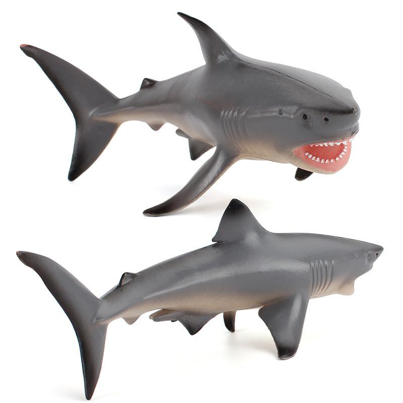 Realistic Shark And Whale Aquarium Marine Animal Pvc Models For Play Cognitive