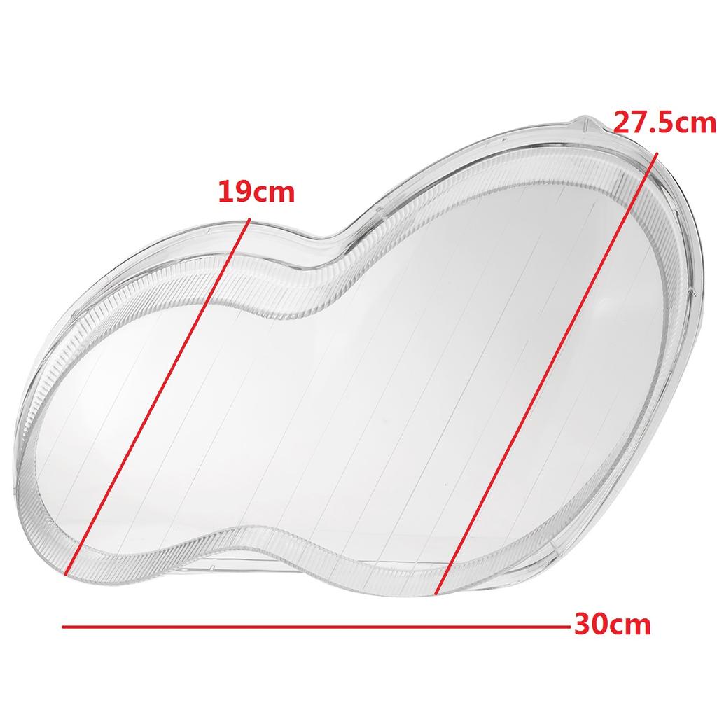 Car Headlight Clear Lens Lamp Shade Cover For Mercedes Benz C-Class W203 4-Door 2001-2007 Headlamp Shell Lenses Car Accessories