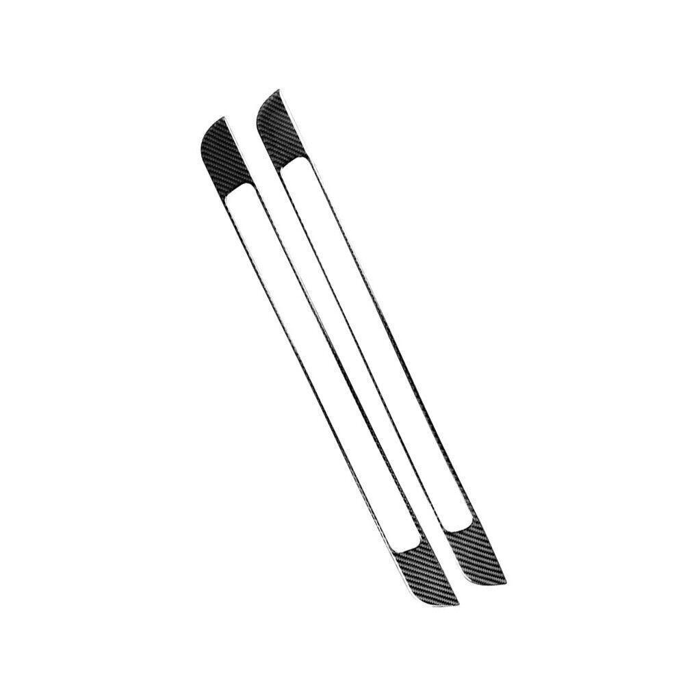 2Pcs Carbon Fiber Door Central Threshold Cover Trim For Toyota 86 Subaru BRZ